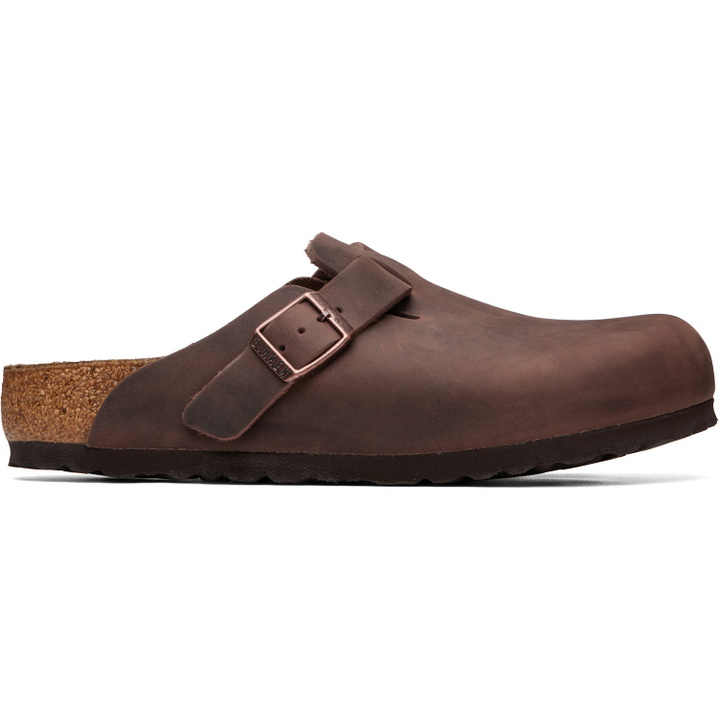 Photo: Birkenstock Brown Regular Boston Oiled Leather Loafers