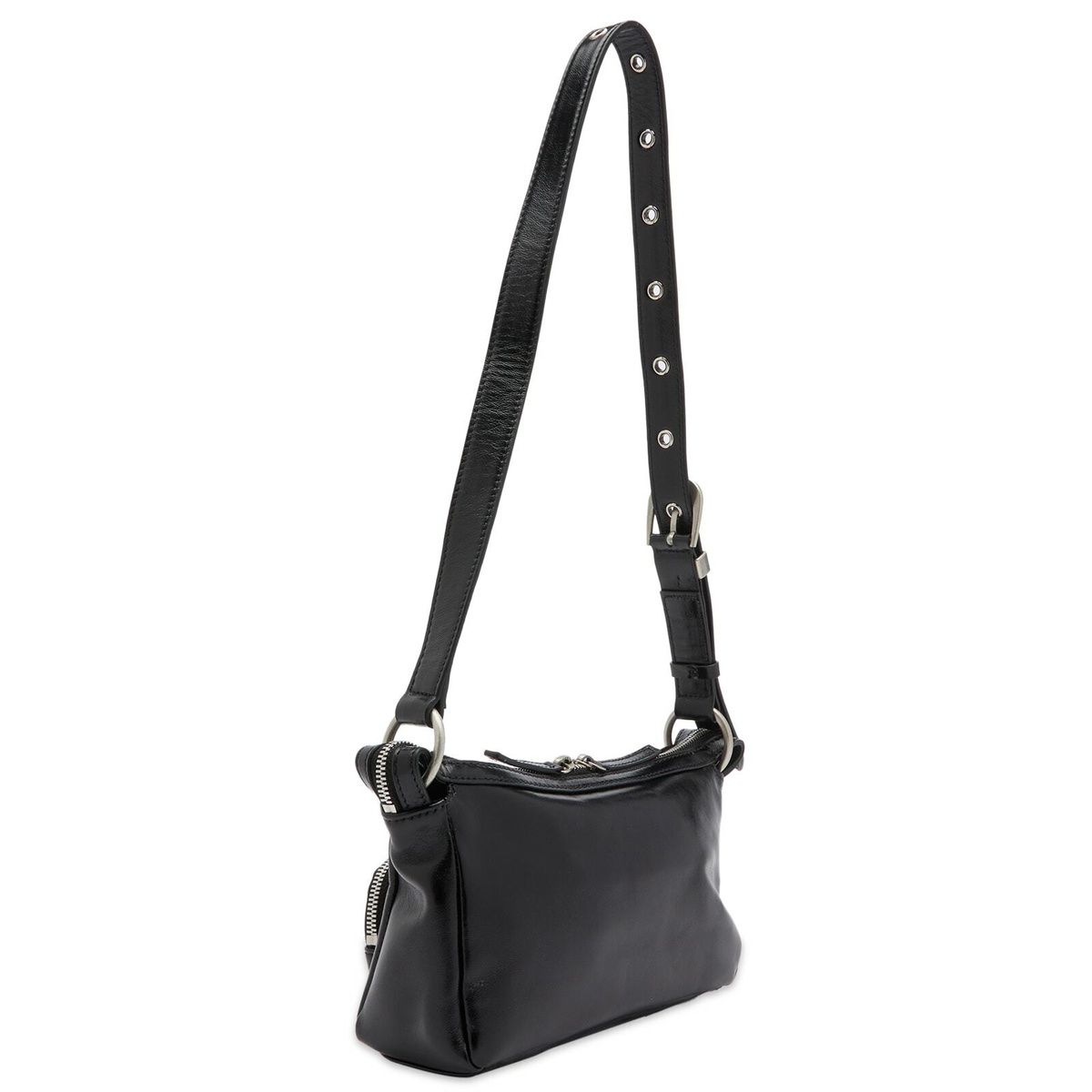 MARGE SHERWOOD Women's Outpocket Hobo Mini Bag in Black