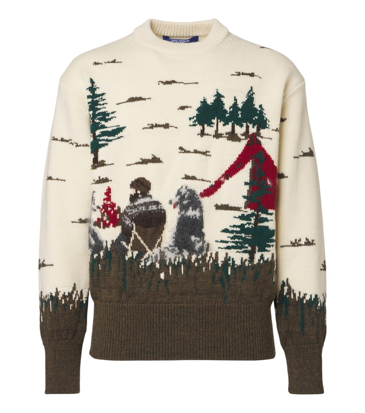Photo: Junya Watanabe Intarsia wool sweater