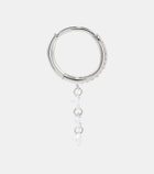 Persée 18kt gold single earring with diamonds