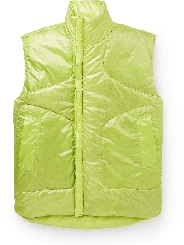 Photo: Paria Farzaneh - Quilted Padded Ripstop Gilet - Yellow