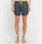 Paul Smith - Mid-Length Printed Swim Shorts - Men - Midnight blue