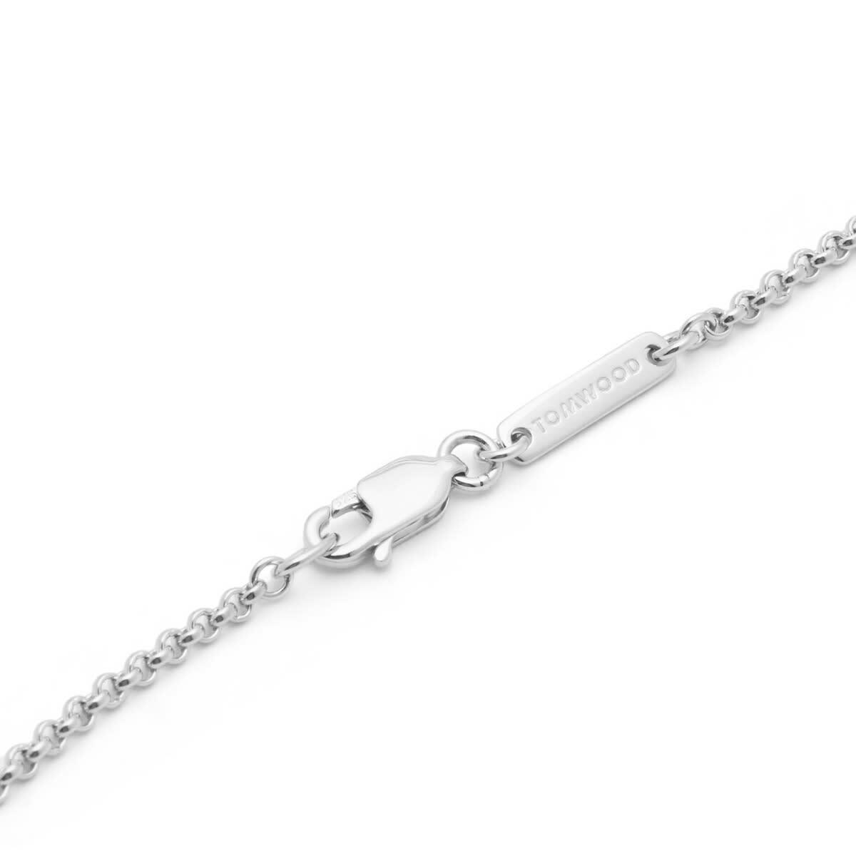 Tom Wood 20.5" Sphere Double Pendant Necklace in Silver/Gold 