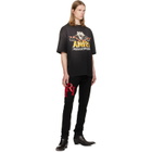 AMIRI Black 'AMIRI Hollywood' Eagle Skate T-shirt