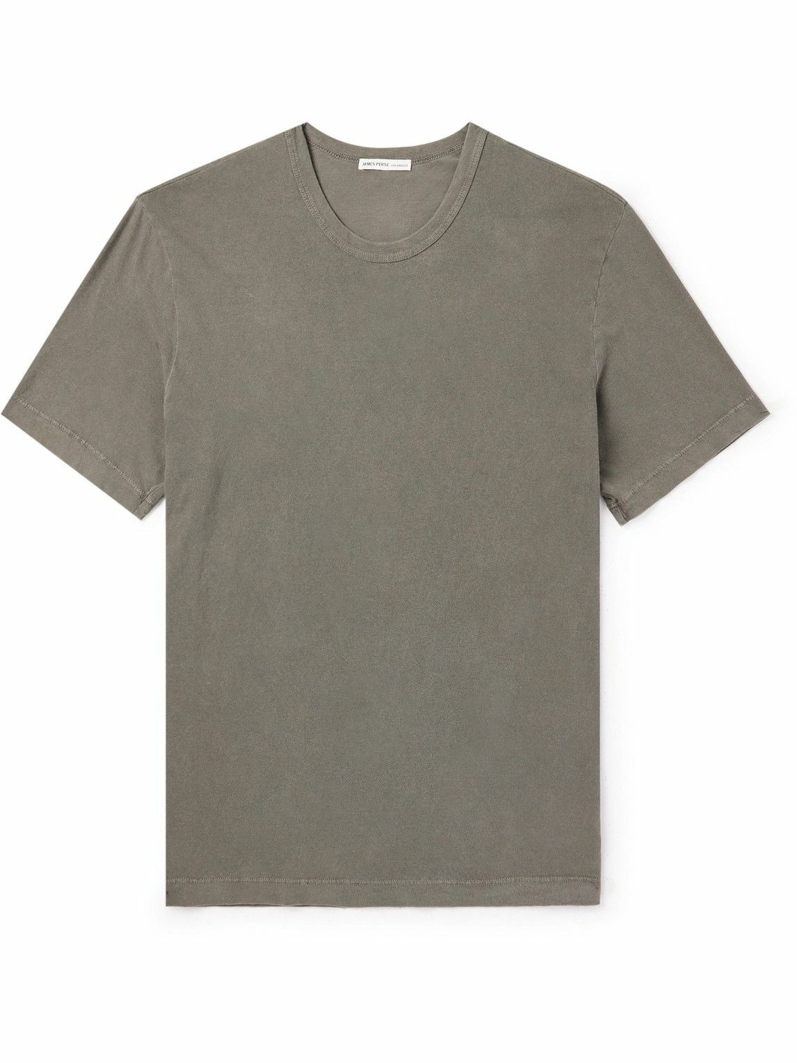 Photo: James Perse - Combed Cotton-Jersey T-shirt - Green