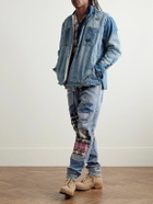 Greg Lauren - Patchwork Denim Overshirt - Blue