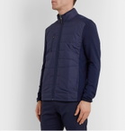 RLX Ralph Lauren - Slim-Fit Quilted Shell-Panelled Terry Golf Jacket - Blue