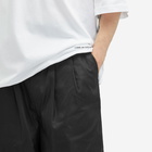 Comme des Garçons Homme Men's Poly Gabardine Belted Trousers in Black