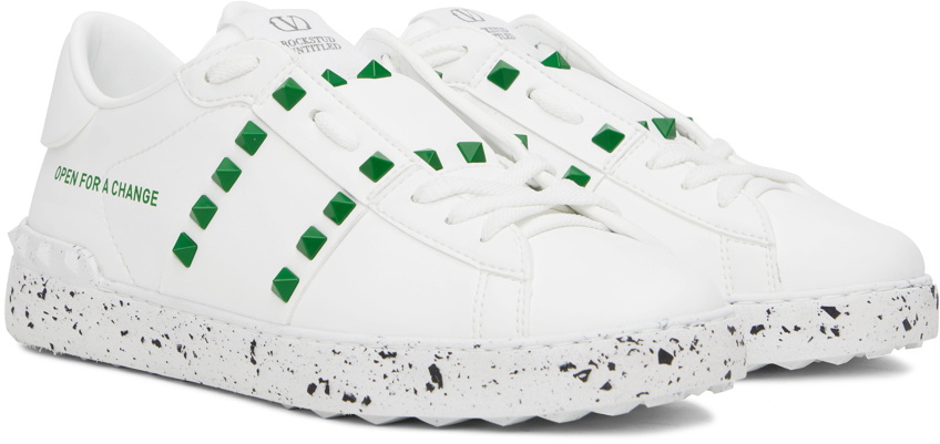 Valentino Garavani White 'Open For A Change' Sneakers