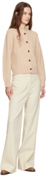3.1 Phillip Lim Beige Double Closure Cardigan