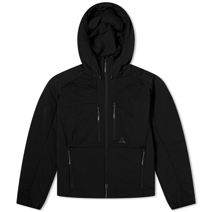Photo: ROA Men's Micro Ripstop Synthetic Stretch Down Jacket in Black