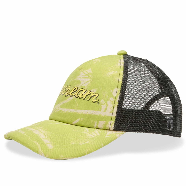 Photo: ICECREAM Men's Tree Camo Trucker Cap in Green 