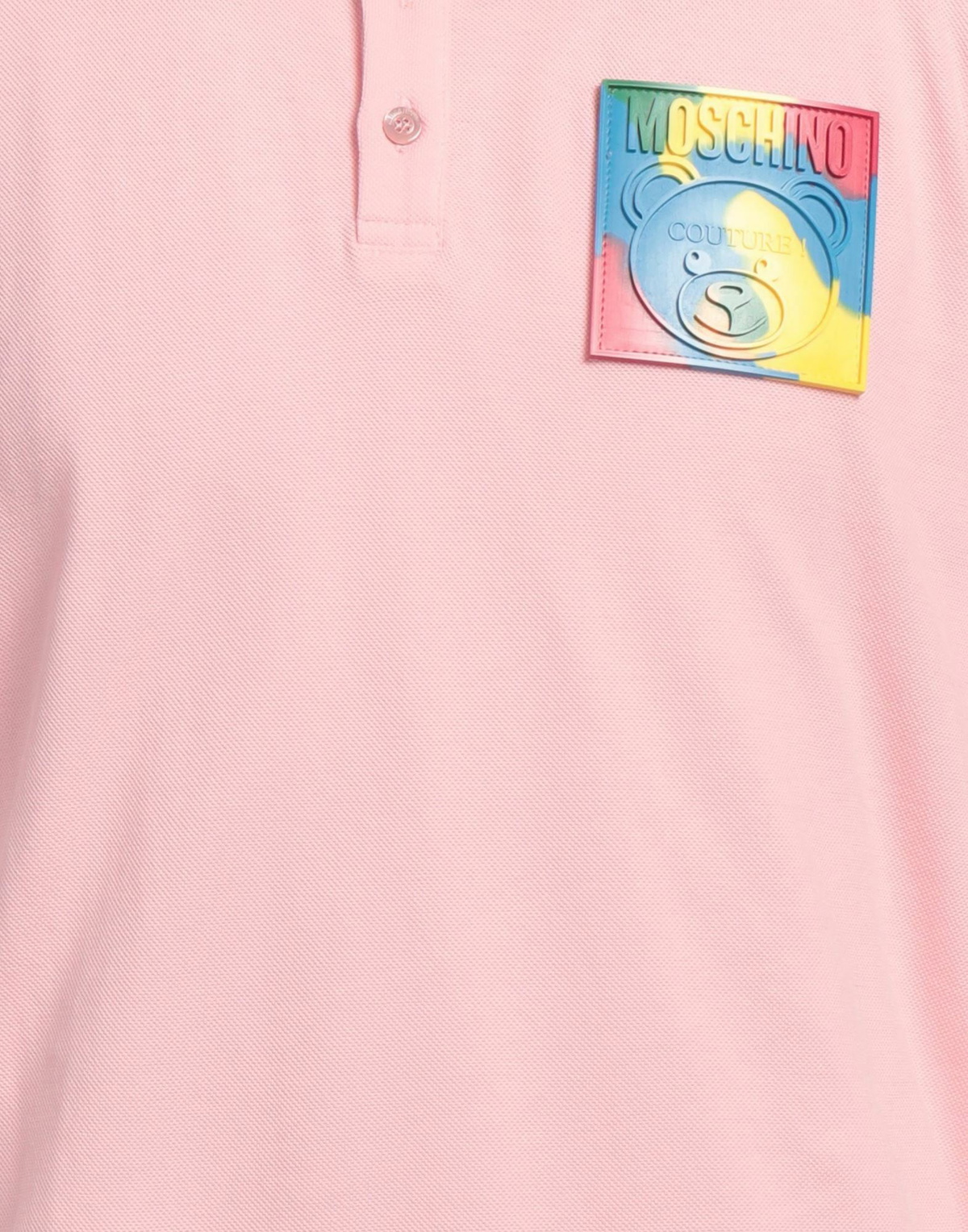 Moschino Mens Polo shirt in Pink
