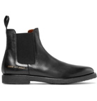 Common Projects - Cross-Grain Leather Chelsea Boots - Black