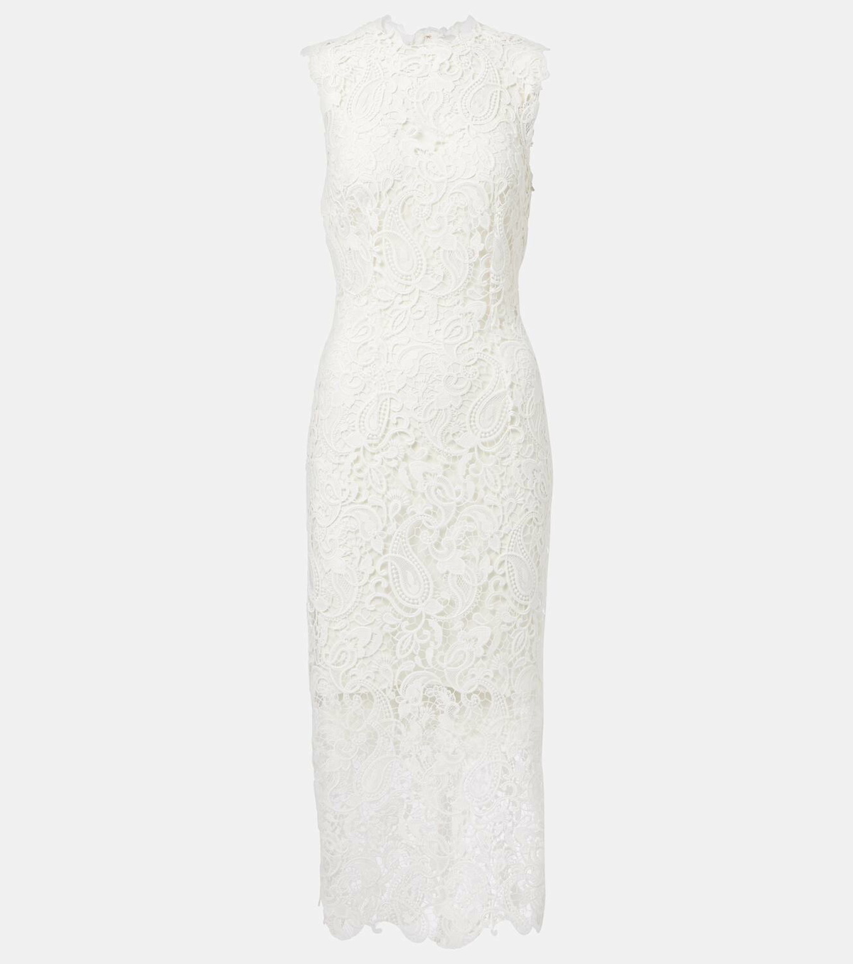Monique Lhuillier Lace midi dress