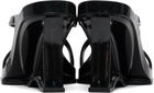 Melissa Black Glass Heel Heeled Sandals