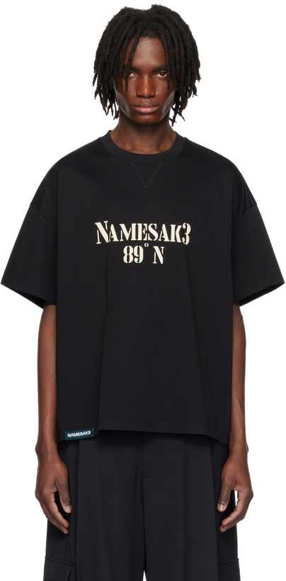 Photo: NAMESAKE Black Tobi Oversized 89' T-shirt