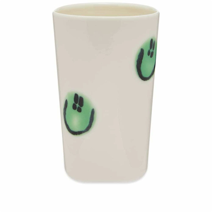 Photo: Frizbee Ceramics Men's Beer Cup in Green Alien