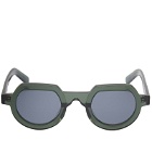 Brain Dead Tani Sunglasses in Green Smoke