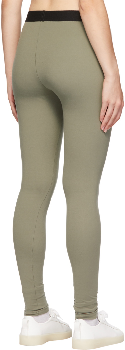 Athleta Green/Gray Pattern Leggings
