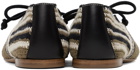 Gabriela Hearst Khaki & Black Hays Loafers
