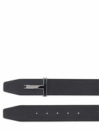 TOM FORD - 4cm Reversible Leather T Belt