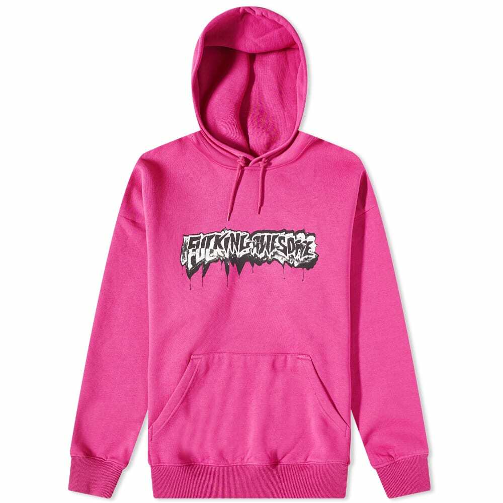 【FUCK BOY】PIN-UP GIRL SWEATSHIRTS FUCKING AWESOME 14TH CENTURY ZIP HOODIE - BLACK - PLA