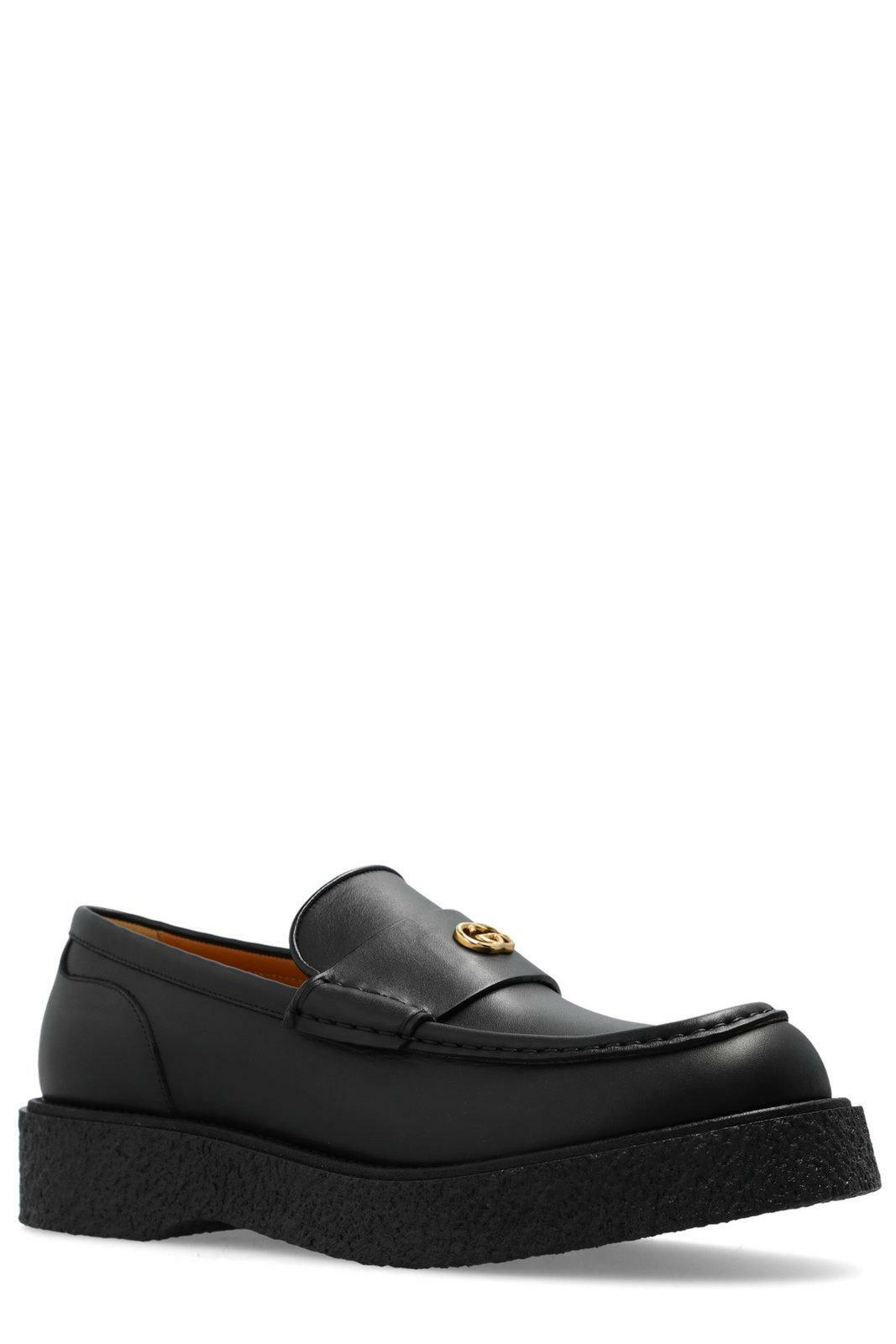 Gucci Logo Plaque Slip-on Loafers Gucci display picture 1