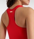 Heidi Klein Zip-up racerback swimsuit