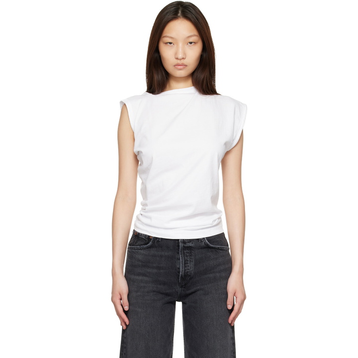 Photo: AGOLDE White Beth T-shirt