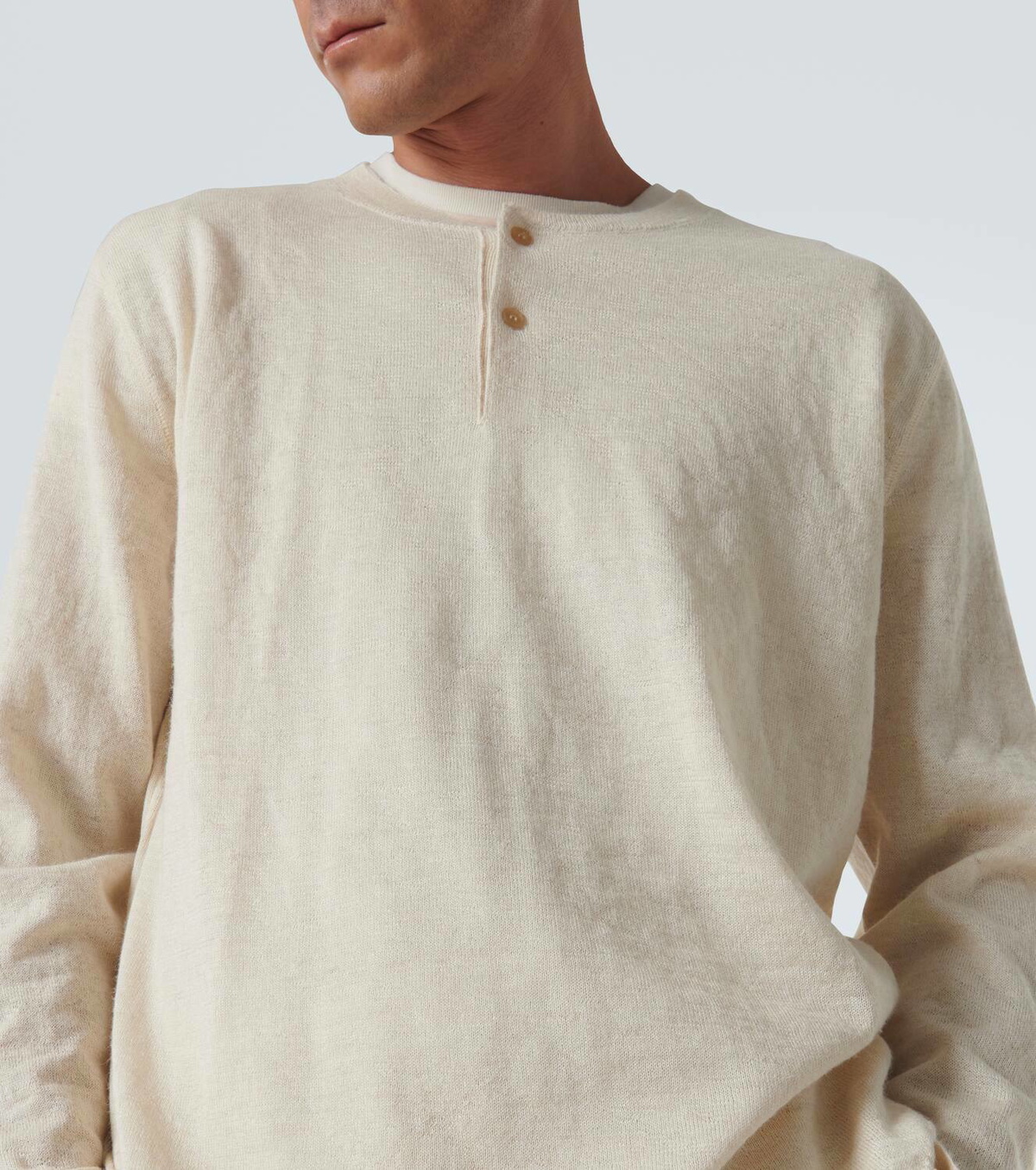 The Row Ennio wool and silk top The Row