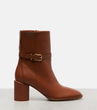 Zimmermann Eddie 70 leather ankle boots