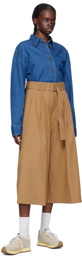 Studio Nicholson Tan Belted Trousers