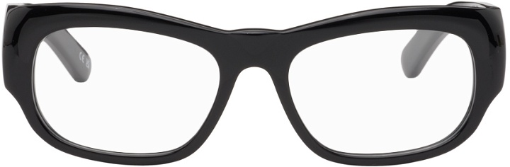 Photo: Balenciaga Black Oval Glasses