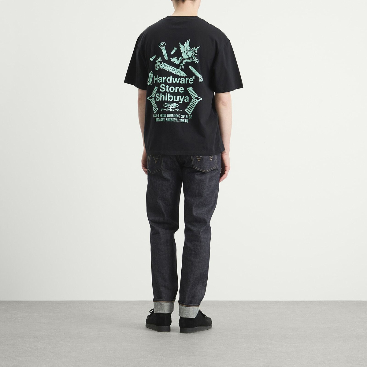 Edwin Men's Hardware Store Shibuya TS in Black