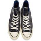 Converse Black Plaid Chuck 70 High Sneakers