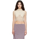 Rabanne Beige Handmade Sleeveless Top