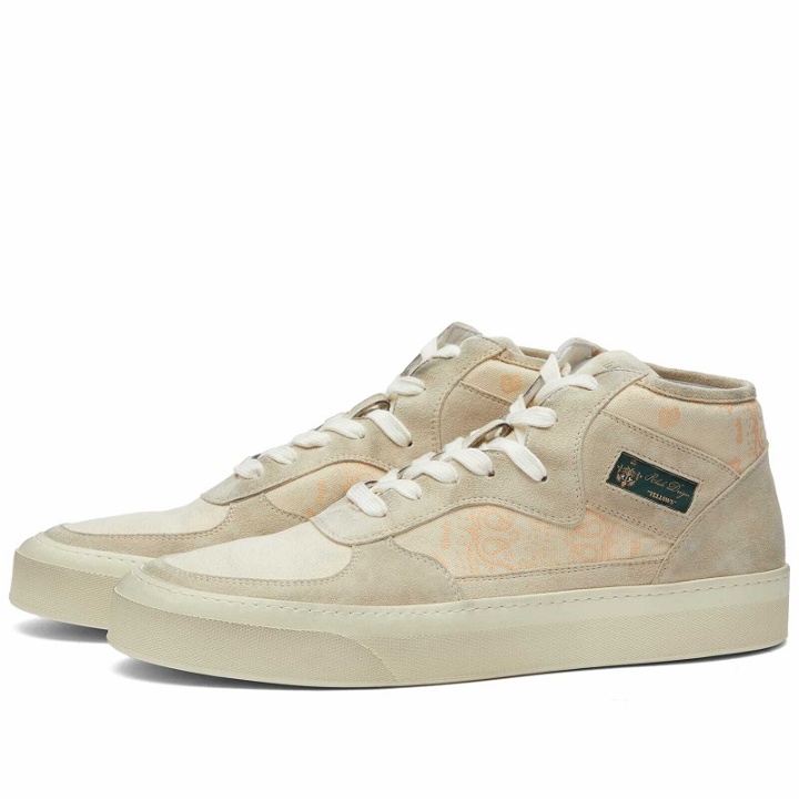 Photo: Rhude Men's Cabriolets Bandana Sneakers in Vintage White