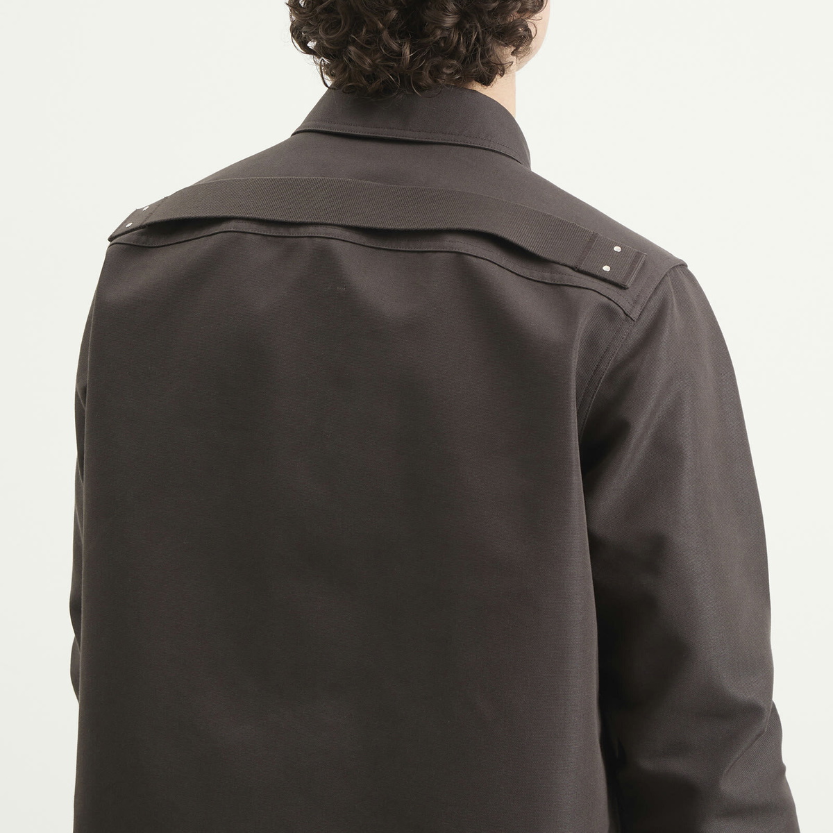 Rick Owens Men's Outershirt Jacket in Dark Dust Rick Owens