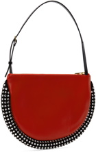 JW Anderson Red & Black Bumper Moon Bag