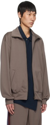 Comme des Garçons Homme Deux Brown Striped Track Jacket