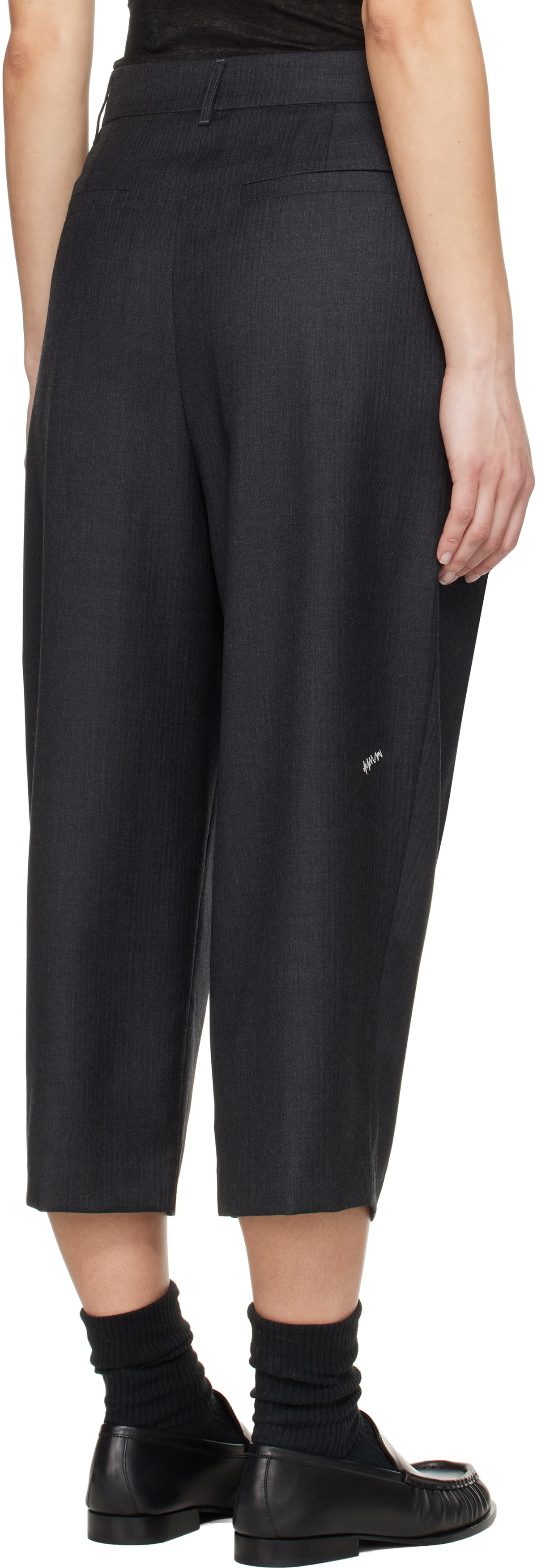 ADER error Gray Sig; BK Tag 01 Trousers