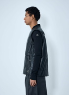 Moncler + Rick Owens Geocamo Flight Leather Hooded Gilet