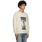 Fear of God Beige Felted Graphic Sweatshirt