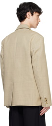 Nanushka Taupe Olivier Blazer