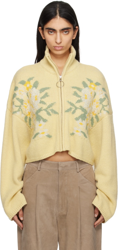 Photo: Holzweiler Yellow Tine Cropped Cardigan