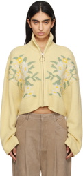 Holzweiler Yellow Tine Cropped Cardigan