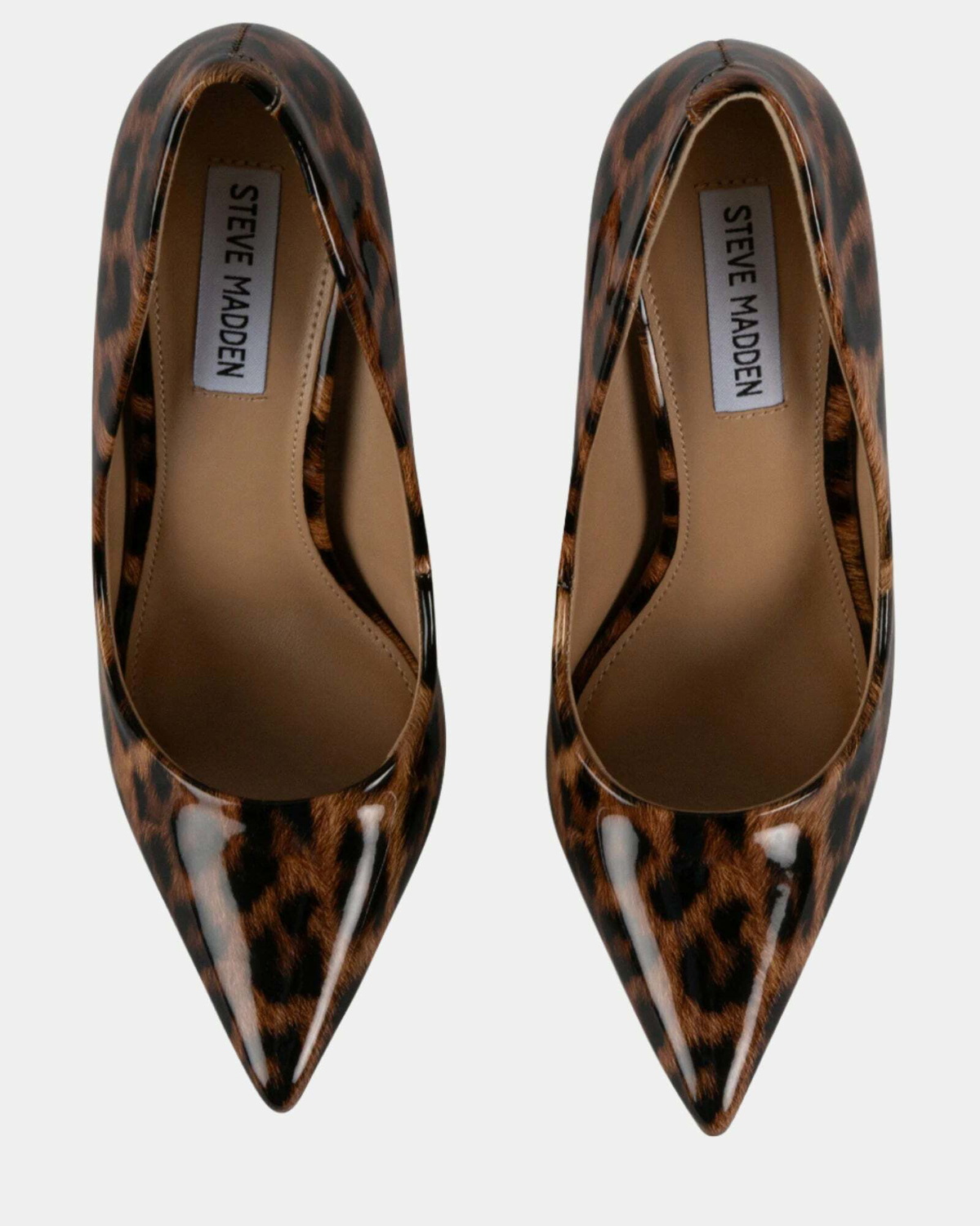 Steve Madden Vida Heels in Leopard Patent