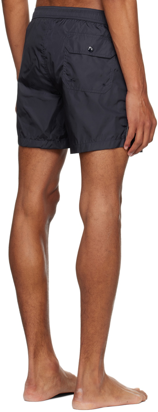 Moncler Navy Elasticized Swim Shorts Moncler