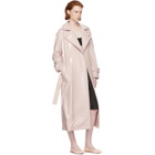Chika Kisada Pink Patent Coat